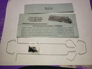TYCO Mantua Ho Alco Century 430 Metal Handrail Kit Stanchions RAILINGS 235 & 244 - Picture 1 of 8