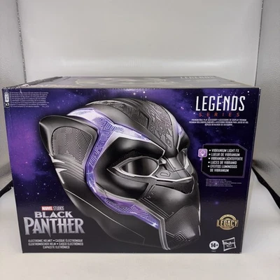 Marvel Legends Series Black Panther Premium Casco de Juego de Rol Electrónico Nuevo LEER Foto 1 de 4