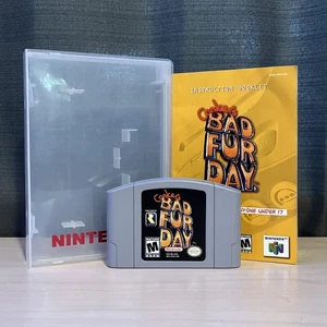 Conker's Bad Fur Day Nintendo 64 N64, 2001 Authentic  w Manual & OEM Case Tested - Picture 1 of 22