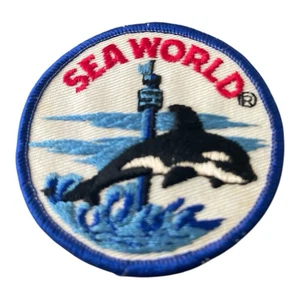 SEA WORLD 3" SOUVENIR TRAVEL SHAMU PATCH BÜGELBILD N - Bild 1 von 2