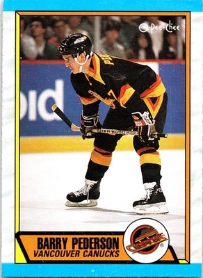1989-90 O-Pee-Chee #281 Barry Pederson - Image 1 of 2