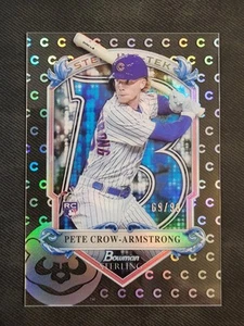 PETE CROW-ARMSTRONG 2024 BOWMAN ESTERLINA #ST-7 ROOKIE TEK RC 69/99 CUBOS - Imagen 1 de 2