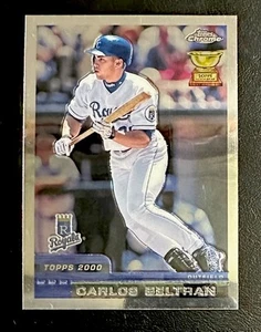 2000 Topps Chrome #178 Carlos Beltran Kansas City Royals Rookie Cup EX - Picture 1 of 4