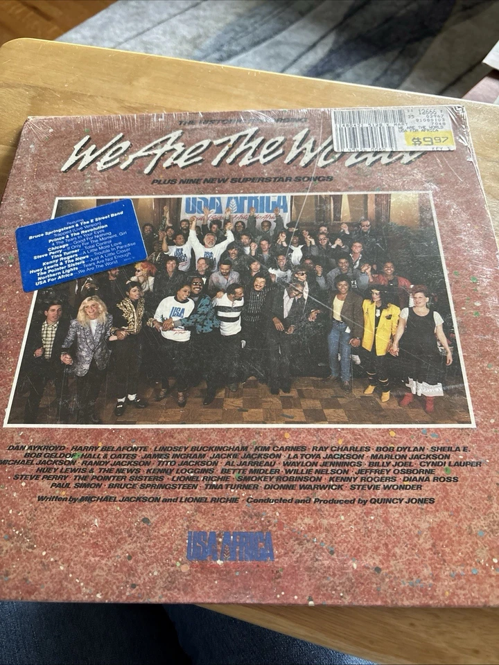 We Are the World Original Vinyl LP Various Artists COLUMBIA USA FOR AFRICA 1985