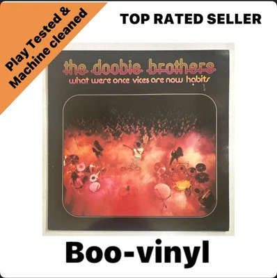 The Doobie Brothers - What Were Once Vices Are Now Habits - Lp Vinyl Record EX - Image 1 of 4