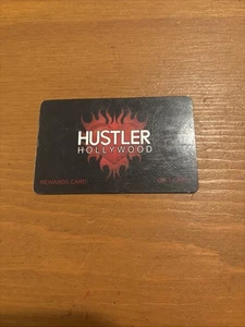 Hustler Hollywood INVALID black Reward Card Used VERY GOOD Condition FS - Picture 1 of 2