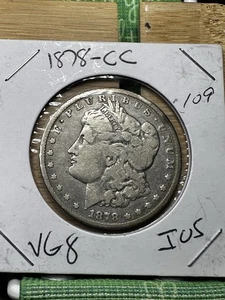 Dólar de plata Morgan 1878 CC - En muy buen estado+ - Carson City Mint, 1878-CC - Imagen 1 de 8
