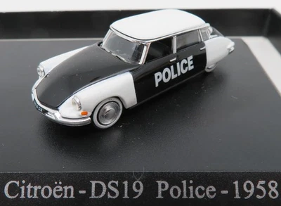 Universal Hobbies Uh Idem Norev Metal Ho 1/87 Citroen Ds 19 Polizia 1958 - Immagine 1 di 3