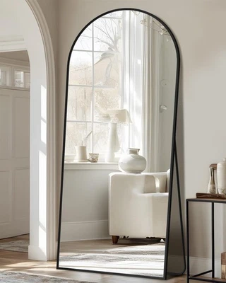 Full Length Mirror, 58"x21" Oversized Floor Mirror Freestanding, Full Body Mi... - Image 1 of 4