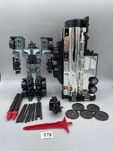 Hasbro Transformers Robots In Disguise 2001 Black Convoy Scourge Near Complete - Picture 1 of 16
