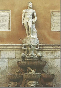 AK SIZILIEN SIZILIEN POSTKARTE BOHRER SATURNBRUNNEN - Bild 1 von 1