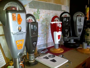 CUSTOM BUILT DUNCAN MILLER 60s PARKING METER JUST FOR YOU GAS OIL FORD CHEVY GM - Picture 1 of 12