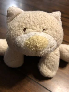 9" Ty Baby Pluffies Yellow KUTIE KAT Plush Kitty Cat 2005 - Picture 1 of 6