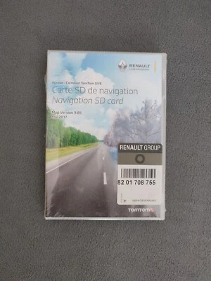 SD Karte Navigation RENAULT Carminat TomTom LIVE Europa 2017 9.85 Original NEU - Bild 1 von 4