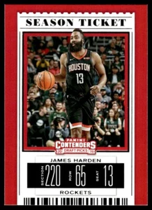 2019-20 Panini Contenders Draft Picks Variations James Harden Houston Rockets - Picture 1 of 2