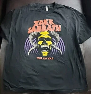 Zakk Sabbath Tour 2017 Vol 2 Shirt Band Merch 3XL, Black Sabbath Cover Band - Picture 1 of 4