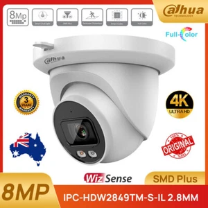 Dahua 4K 8MP WizSense IPC-HDW2849TM-S-IL Full Color Smart Dual Light IP Camera - Picture 1 of 15