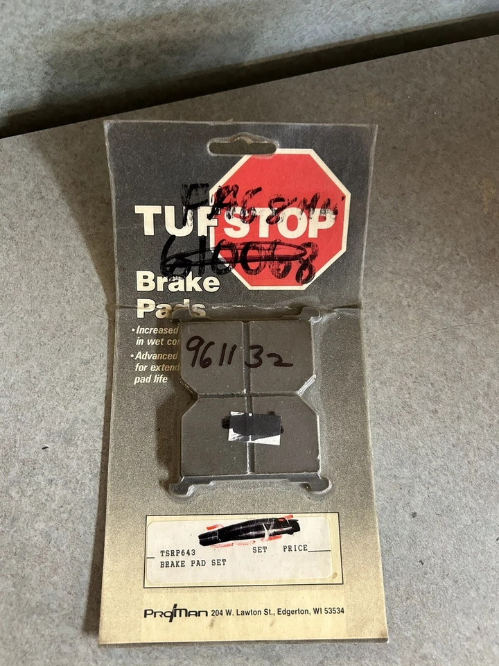 FA68 TUF STOP  TSRP643 Brake Pads - Изображение 1 из 1