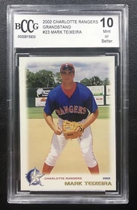 2002 Charlotte Rangers Grandstand 23 Mark Teixeira BCCG 10 - Picture 1 of 2