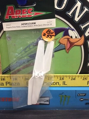 Ares Propeller/Rotor Blade,Clockwise Rotation, White{2}:Ethos QX 130 NIP🇺🇸Ship - Image 1 of 4