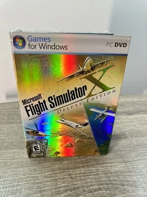 Microsoft Flight Simulator Deluxe Edition (PC, 2006) New Sealed - Image 1 of 4