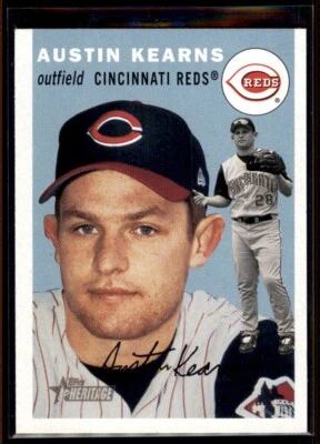 2003 Topps Heritage Austin Kearns #84 Cincinnati Reds - Image 1 of 2