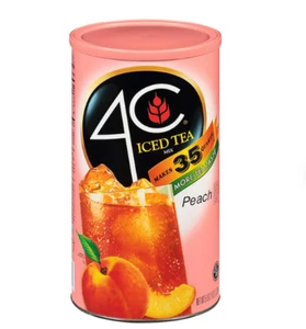 4C Peach Iced Tea Mix 82.6 oz - Picture 1 of 5