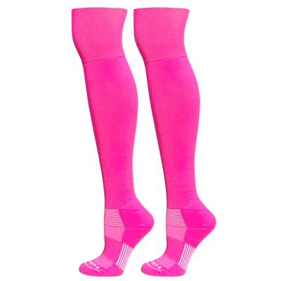 MK Socks Extreme Over the Knee Sports Socks - Neon Pink - Image 1 of 2