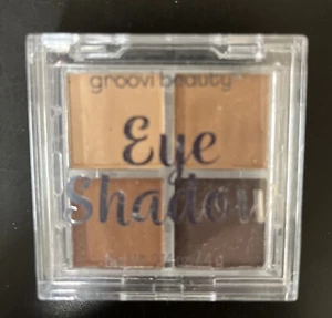 Groovi Beauty Eyeshadow Quad Palette Browns Net Wt 0.14 Oz - Picture 1 of 5