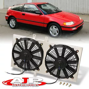12" Performance Aluminum Radiator Fan Shroud For 1988-1991 Honda CRX ED8 Manual - Picture 1 of 5
