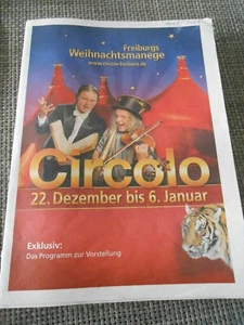 PROGRAMME CIRQUE/CIRCUS PROGRAM 2007/08 CIRCUS CIRCOlo Beni Ocker Paul Chen - Picture 1 of 1