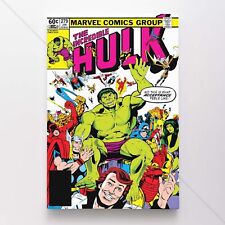Incredible Hulk #279 Poster Canvas Superhero Marvel Comic Book Print