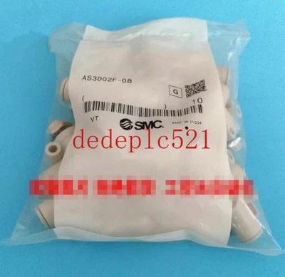 1pcs NEW SMC AS3002F-08 tracheal quick adjustment joint throttle valve - Image 1 of 2