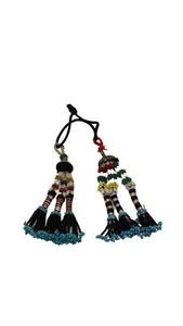 Colorful Beaded Vintage Banjara Kuchi Tassel 016 - Picture 1 of 2