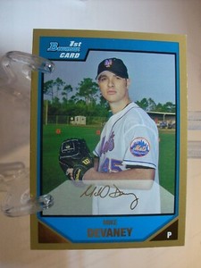 2007 Bowman Prospects Gold Baseball Card  #BP40 Michael Devaney   (91514)