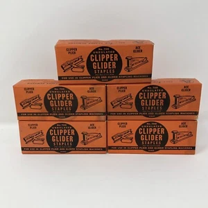Clipper Glider Staples Undulated No. 700 5000 Count Vintage Staples Made In USA - Picture 1 of 11