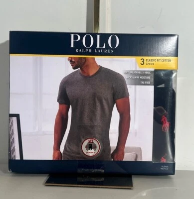 Paquete de 3 camisetas sin mangas de algodón ajustadas Polo Ralph Lauren para hombre - transpirables Foto 1 de 4