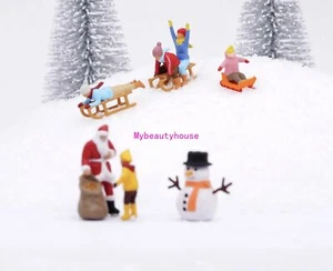 EY 1:64 Painted Figure Model Miniature  Diorama  Santa Christmas Kids - Picture 1 of 27