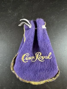 Crown Royal Miniatur lila Kordelzug Beutel 4 1/4" x 5" ssc - Bild 1 von 3