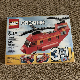 LEGO Creator 3in1 31003 Red Rotors 145pcs Complete Set Ages 6-12