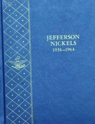 Jefferson Nickel Collection in Whitman Book - 70 Coins 1938-1964 - Image 1 of 4