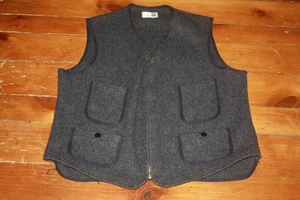 Vintage Woolrich Herren 4 Taschen Buckleback Wolle Utility Weste Full Zip Gr. 42 - Bild 1 von 4
