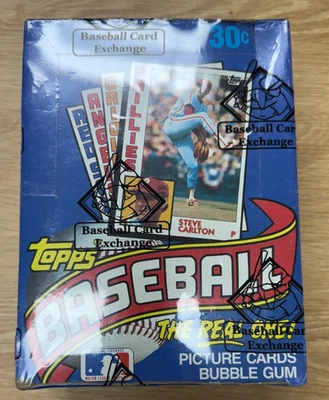 1984 Topps Baseball Unopened Wax Box BBCE Wrapped & Sealed - Image 1 of 2