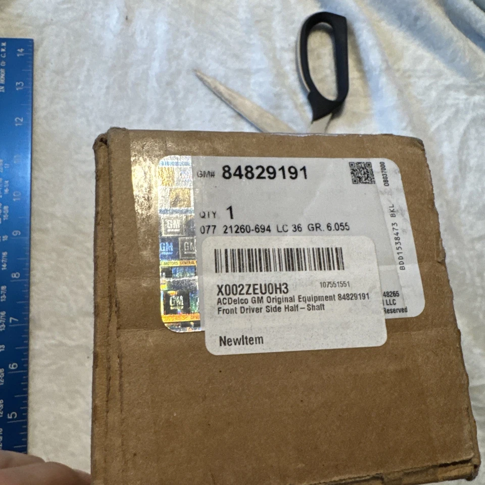 GM 84829191 eje medio eje trozo OEM NOS General Motors Foto 1 de 1