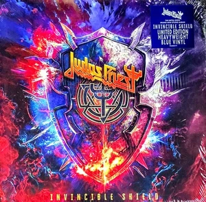 JUDAS PRIEST INVINCIBLE SHIELD - 180-GRAM BLUE VINYL 2-LP SET " NEW, SEALED " - Picture 1 of 2