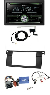 Pioneer CD USB Lenkrad Bluetooth 2DIN DAB Autoradio für BMW 3er E46 00-06 Profi - Bild 1 von 4