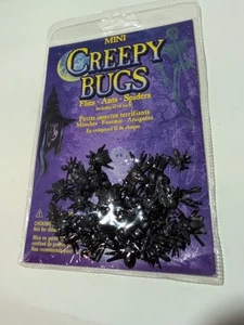 Vintage Paper Magic Group Halloween Mini Creepy Bugs 36 Piece Flies Ants Spiders - Picture 1 of 10