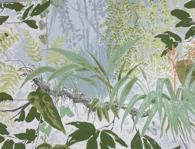 Greef England Fabric "Rain Forest" World Wildlife Fund Large Sample #15 - Image 1 of 4