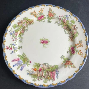 Aynsley Bone China Garden Gate 1920-1930’s  Salad Plate 8” - Picture 1 of 4