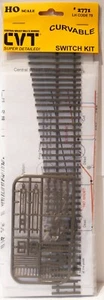 Central Valley HO #2771 CVT Curvable Switch Kit -- Code 70 #7 Left - Picture 1 of 1